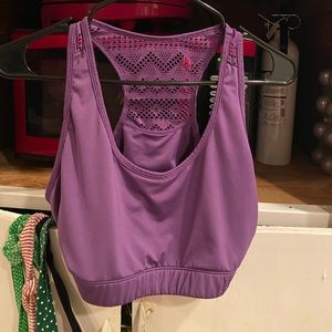 Zyia Bomber Bra. Purple. Size XL